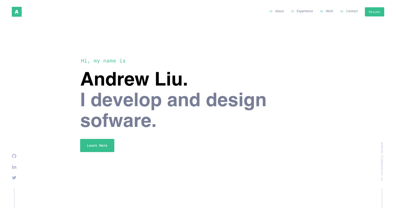 Andrew Liu | Software Engineer